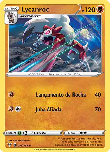 Carta Lycanroc (95 / 185)