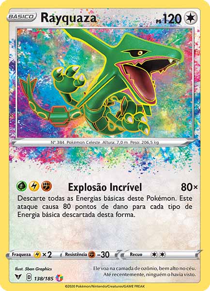 Carta Rayquaza (138 / 185)