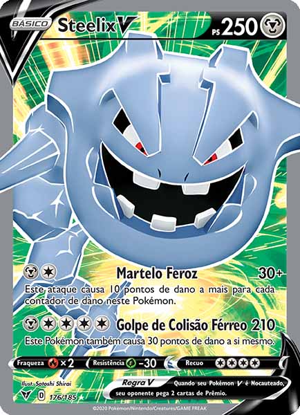 Carta Steelix V (176 / 185)