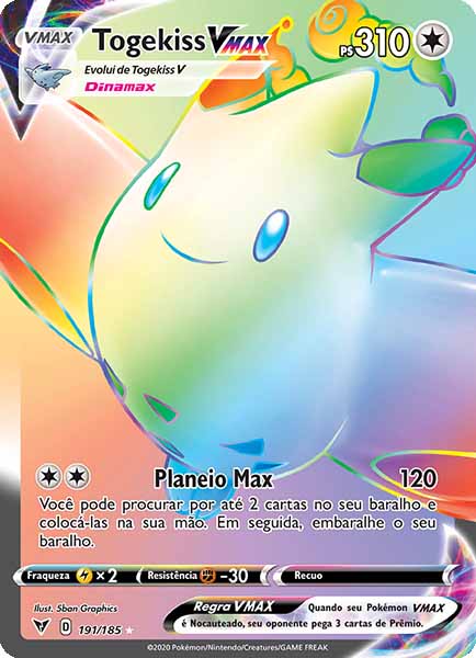 Carta Togekiss VMAX (191 / 185)