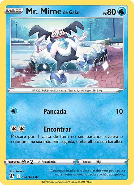 Carta Mr. Mime de Galar (34 / 163)