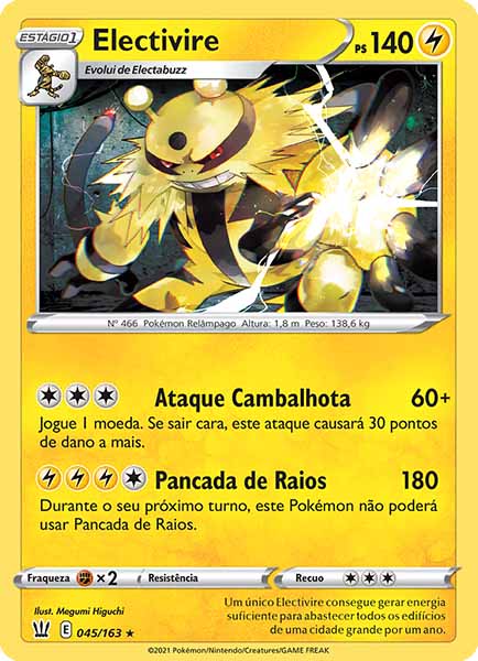 Carta Electivire (45 / 163)