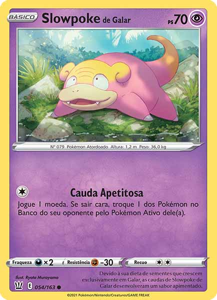 Carta Slowpoke de Galar (54 / 163)