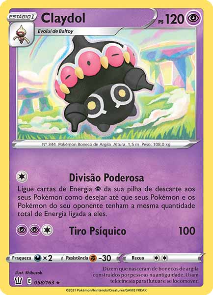 Carta Claydol (58 / 163)