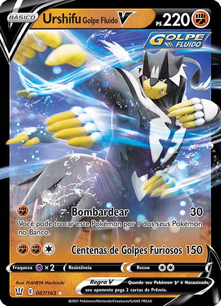 Carta Urshifu Golpe Fluido-V (87 / 163)