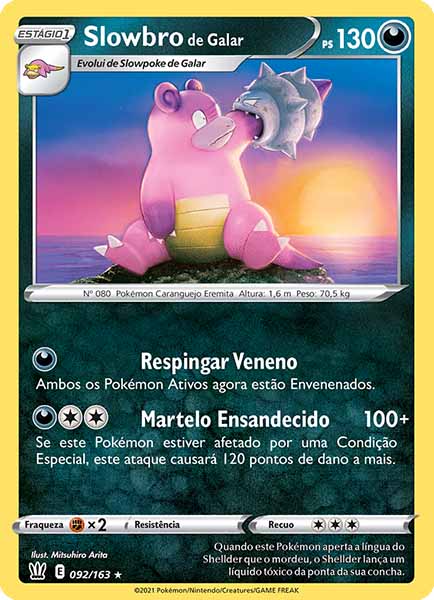 Carta Slowbro de Galar (92 / 163)