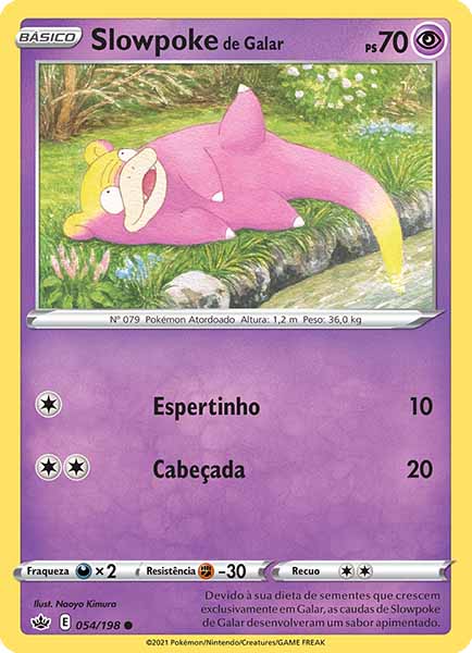 Carta Slowpoke de Galar (54 / 198)