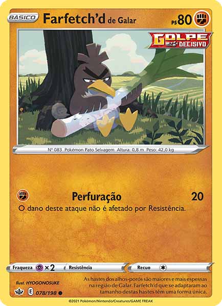 Carta Farfetch'd de Galar (78 / 198)