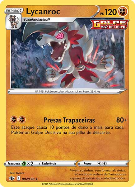 Carta Lycanroc (87 / 198)