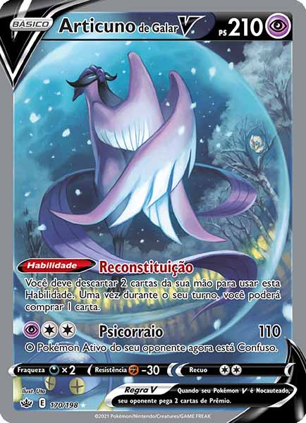 Carta Articuno de Galar-V (170 / 198)