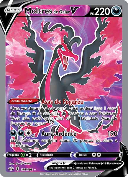 Carta Moltres de Galar-V (176 / 198)