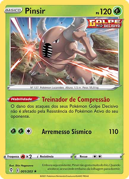 Carta Pinsir (1 / 203)