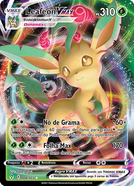 Carta Leafeon-VMAX (8 / 203)