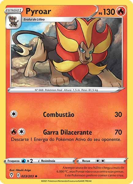 Carta Pyroar (23 / 203)