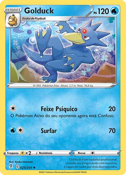 Carta Golduck (25 / 203)