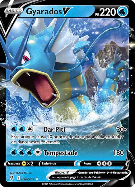 Carta Gyarados-V (28 / 203)