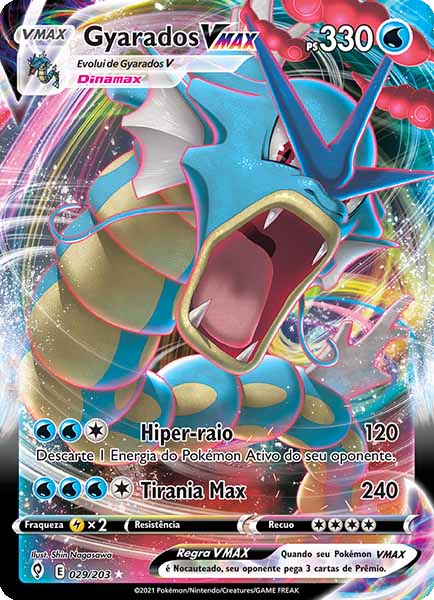 Carta Gyarados-VMAX (29 / 203)