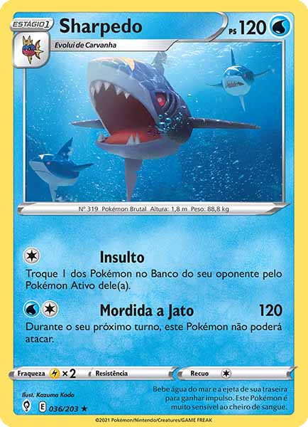 Carta Sharpedo (36 / 203)