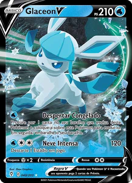 Carta Glaceon-V (40 / 203)