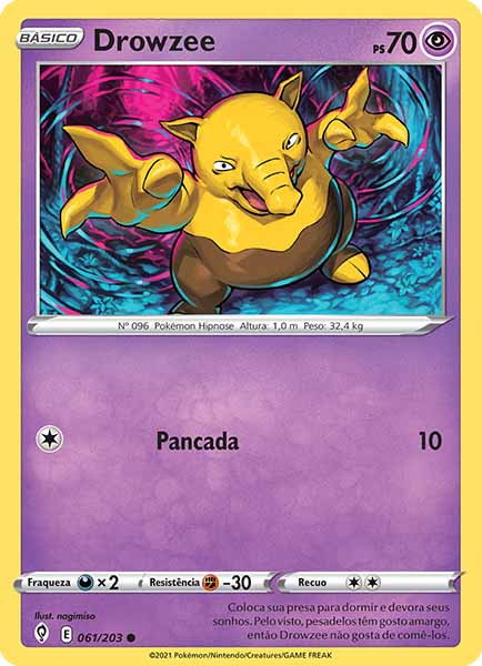 Carta Drowzee (61 / 203)