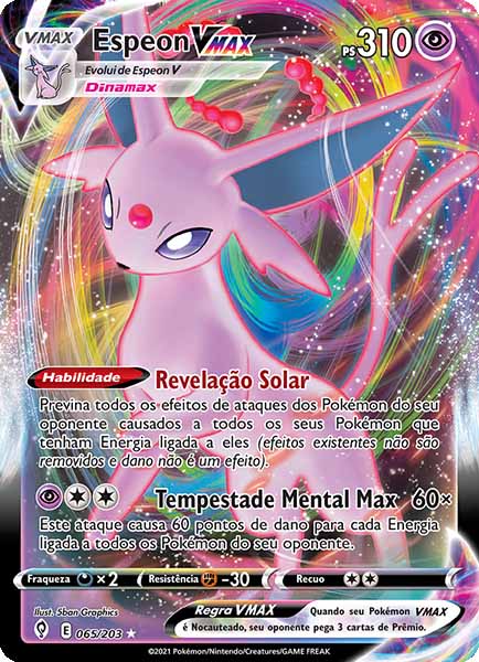 Carta Espeon-VMAX (65 / 203)