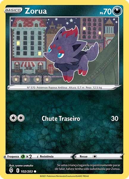 Carta Zorua (102 / 203)