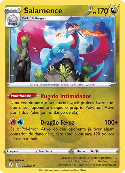 Carta Salamence (109 / 203)