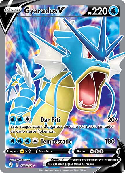 Carta Gyarados-V (171 / 203)