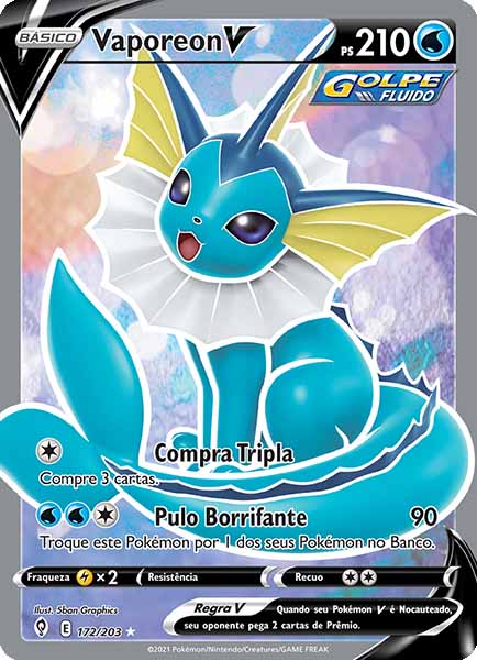 Carta Vaporeon-V (172 / 203)