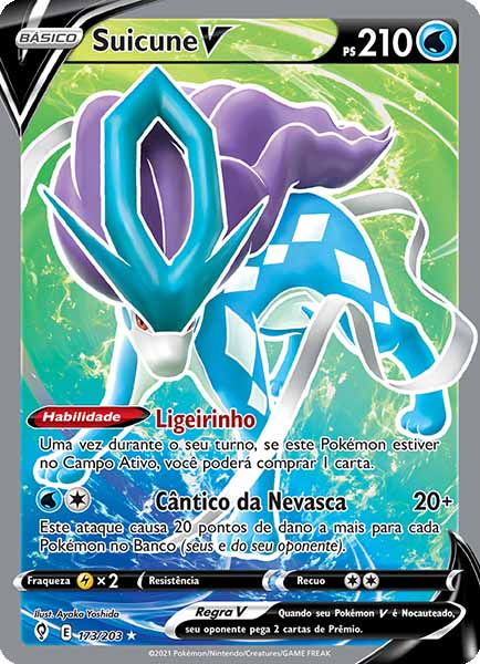 Carta Suicune-V (173 / 203)