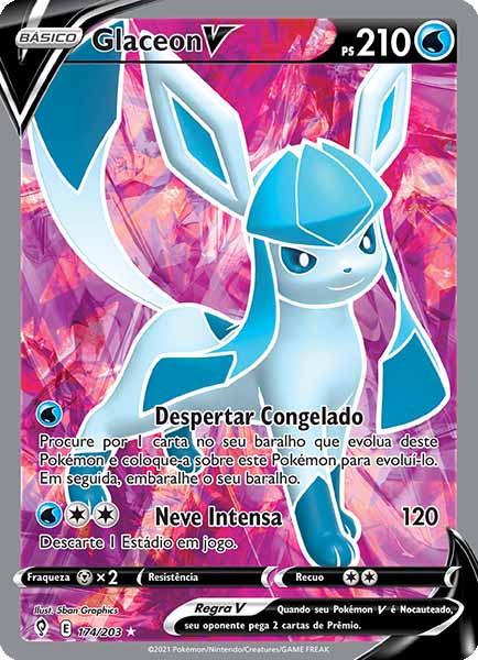 Carta Glaceon-V (174 / 203)