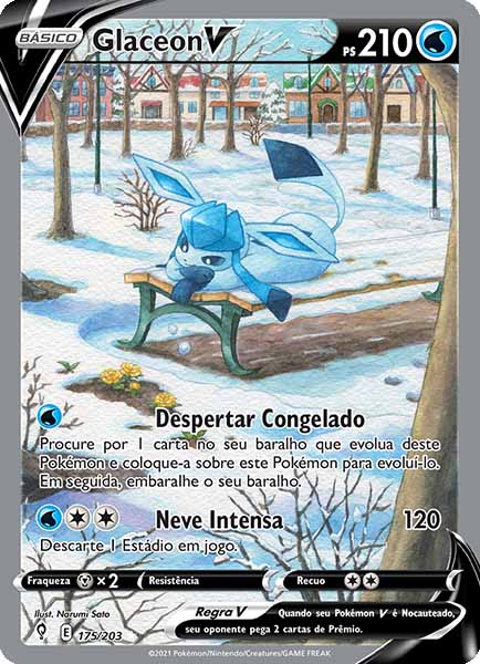 Carta Glaceon-V (175 / 203)