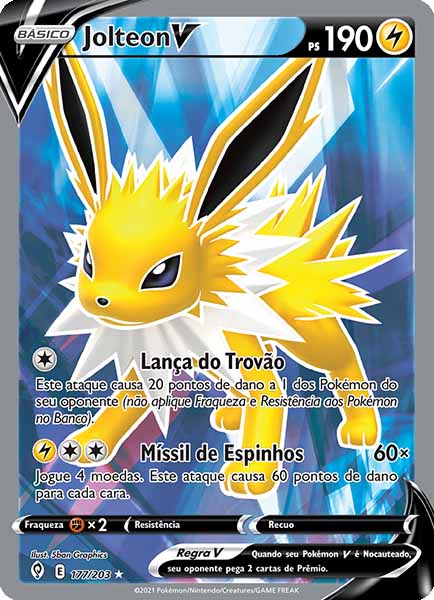 Carta Jolteon-V (177 / 203)