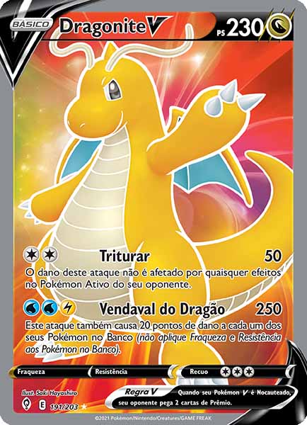 Carta Dragonite-V (191 / 203)