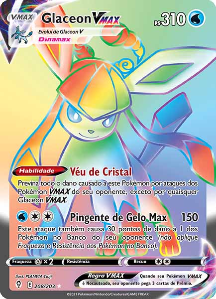 Carta Glaceon-VMAX (208 / 203)