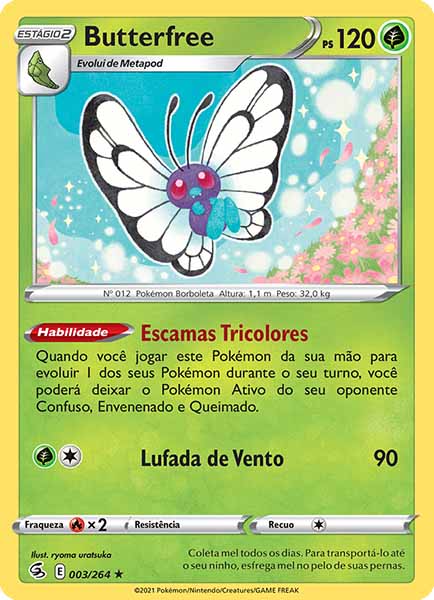 Carta Butterfree (3 / 264)