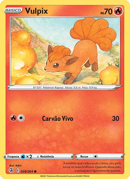 Carta Vulpix (28 / 264)