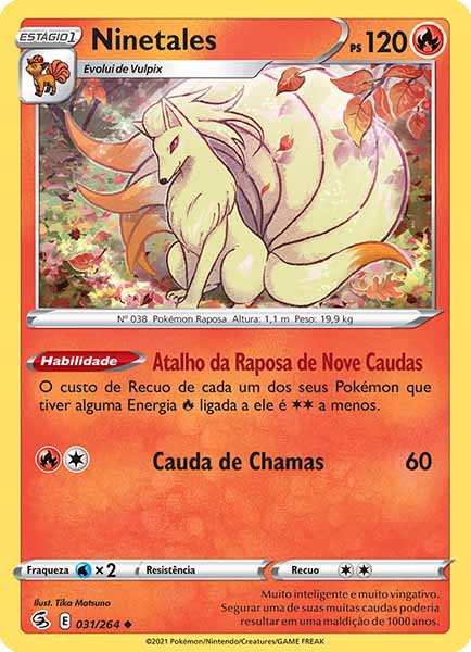 Carta Ninetales (31 / 264)