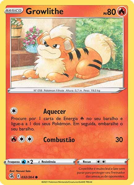 Carta Growlithe (32 / 264)