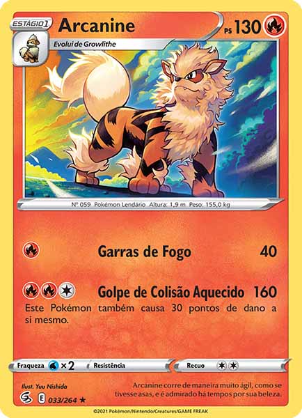 Carta Arcanine (33 / 264)