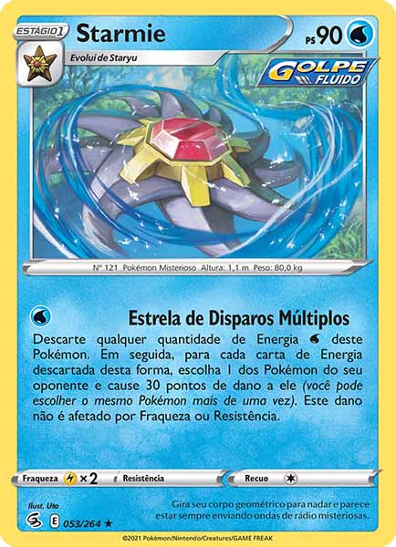 Carta Starmie (53 / 264)