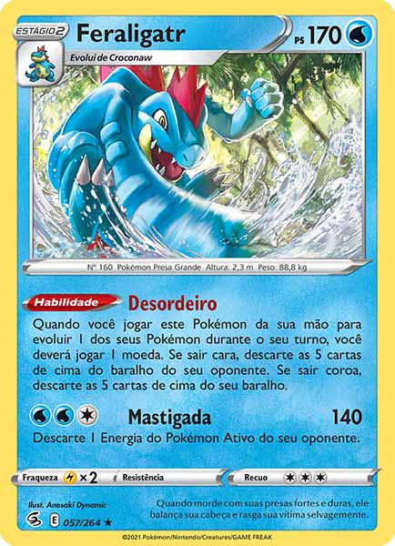 Carta Feraligatr (57 / 264)