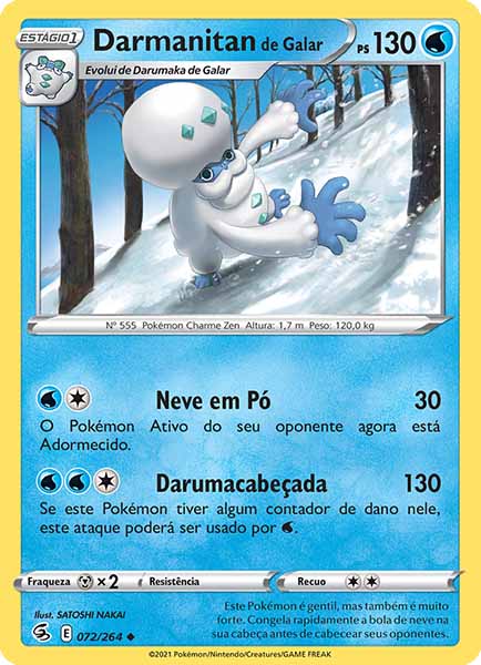 Carta Darmanitan de Galar (72 / 264)