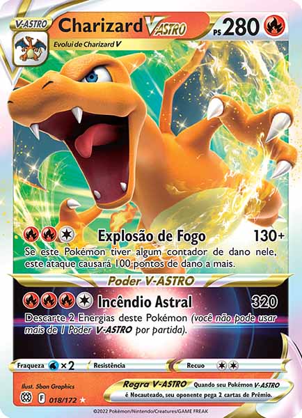 Carta Charizard-V-ASTRO (18 / 172)