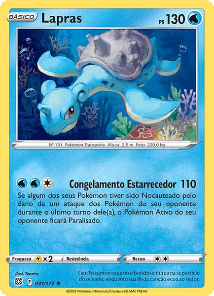 Carta Lapras (31 / 172)