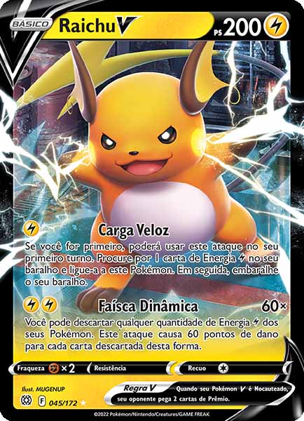 Carta Raichu-V (45 / 172)