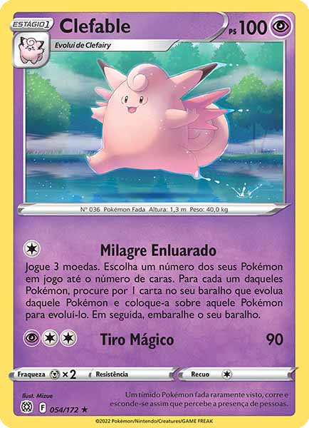 Carta Clefable (54 / 172)