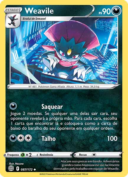 Carta Weavile (87 / 172)