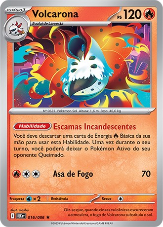 Carta Volcarona (16 / 86)